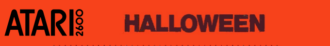 Halloween logo for Atari 2600